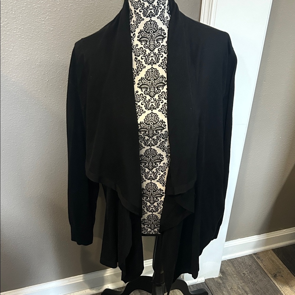 DKNYC Black Women's Cardigan l/xl NWT